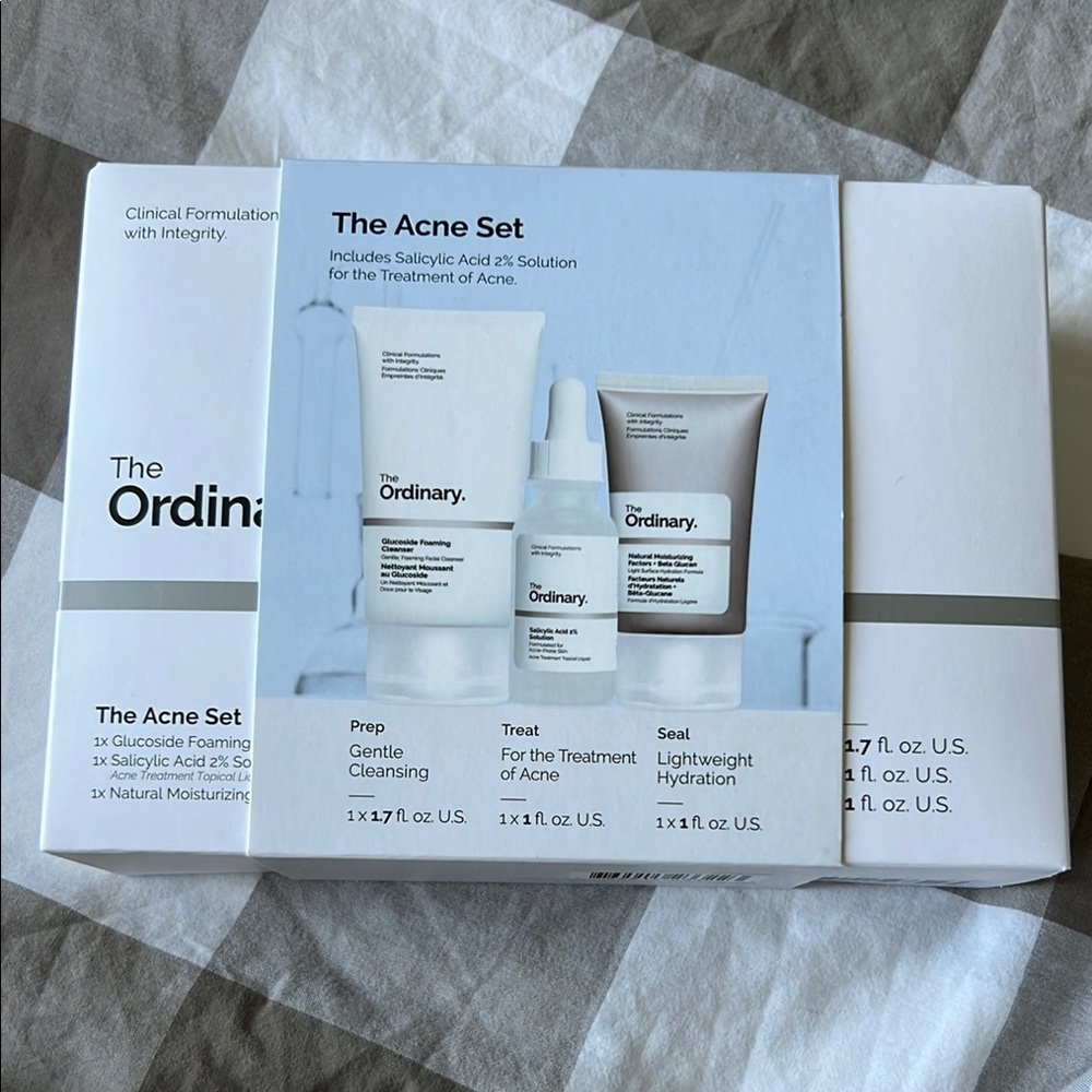 NIB The Acne Set by The Ordinary New In Box Unused
